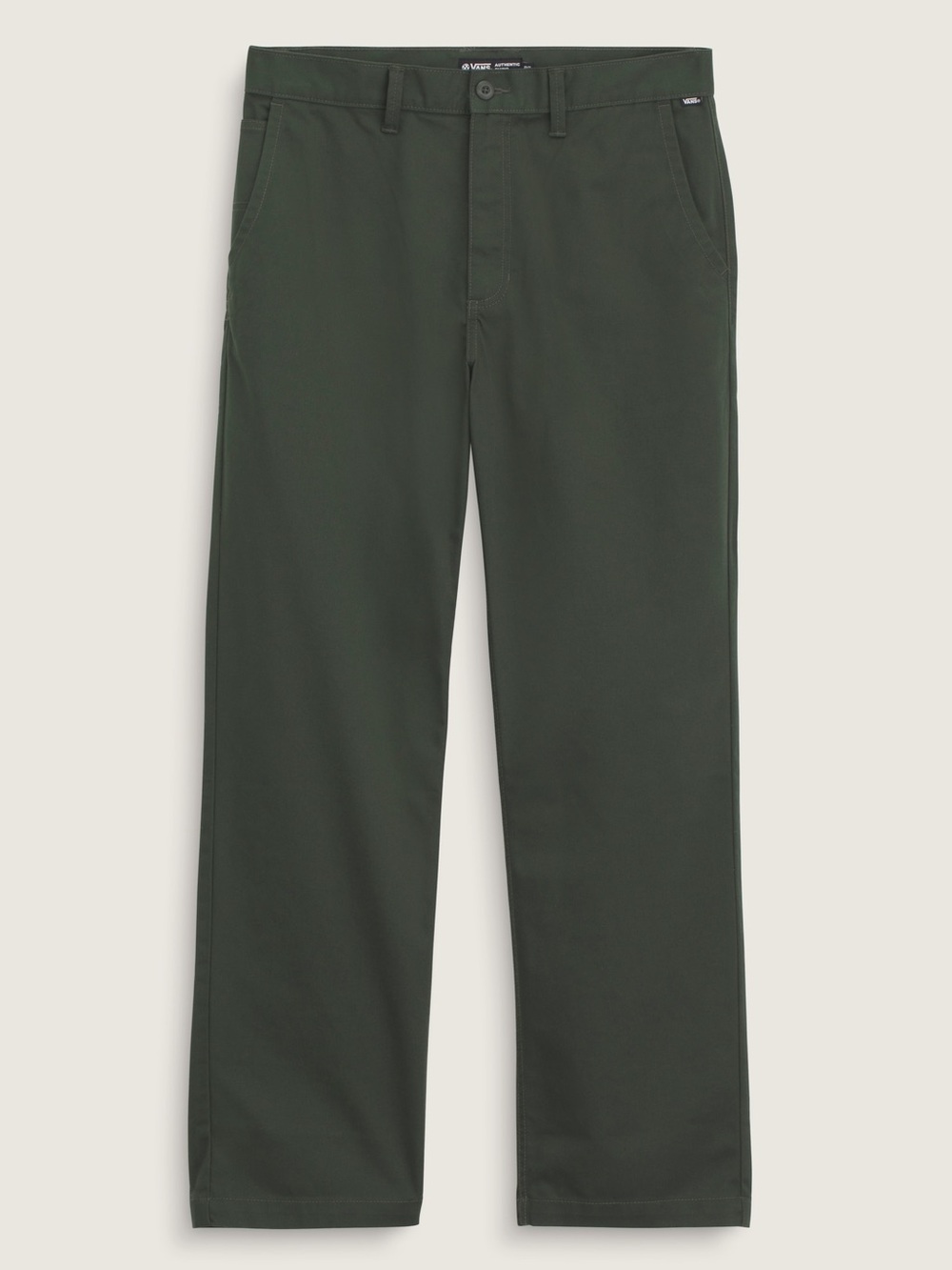 Vans Boys Loose 90s Fit Chino Pants Green NWT Size 28/16 Skate Casual Streetwear
